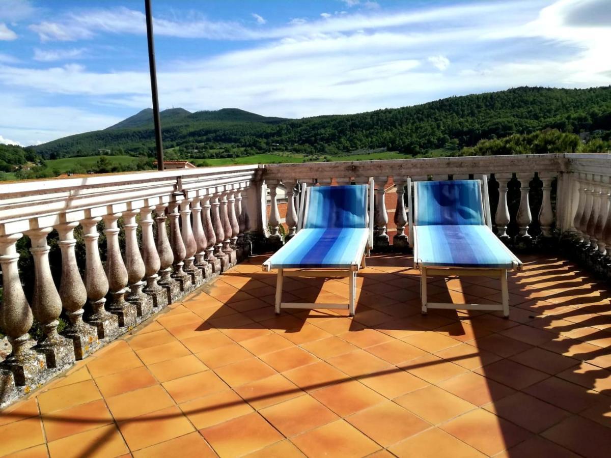 Mansarda Con Solarium Panoramico Su Centro Storico Di Sarteano Vicino Alle Famose Terme Della Val D'Orcia Lejlighed Eksteriør billede